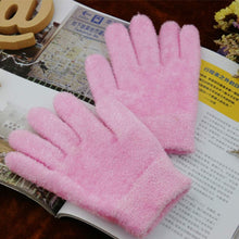 Lurrose 2 Pairs Spa Gloves Beauty Infused Gel Moisturizing Essential Oil Softening Gloves Socks Cracked Hands