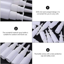 HEALLILY 200pcs 10ml Empty Refillable Nasal Spray Bottle Nasal Sprayer Bottle Makeup Cosmetics Essential Oils Atomizers Travel Bottle