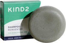 KIND2 Rebalancing One - Mint & Rosemary Shampoo Bar, Sulphate Free, Vegan Shampoo Bar - Solid Shampoo Bar for Oily Hair, Thick Hair - SLS Free Shampoo Bar, Cruelty Free Shampoo - 85g