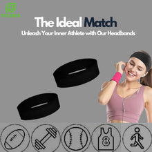 Polenza 2 x Graceful 7cm Black Headbands Headbands for women Headbands for yoga Headbands for Any Occasion  Makeup Headbands Premium Black headbands  Headbands for Sports