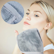 2pcs Reusable Makeup Remover Cloth Microfibre Face Cleansing Cloths,Make Up Remover Cloth,2020cm Microfiber Flannel Towel Muslin Face Cloth Erase Your Face Makeup Remover Pad for Gym,Spa &Trave,Grey