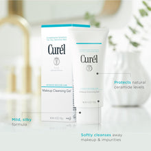 Curel Makeup Remover Cleansing Oil Gel for Dry, Sensitive Skin, 130ml