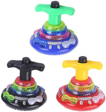 Light Up Spinning Tops for Kids, Magic Flashing Music Gyro Spinning Top Gyroscope LED Shining Toys Kids Toys (3Pcs)
