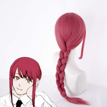 Lshpresx Makima Cosplay Wigs Anime Chainsaw Man Costume Synthetic Hair+Wig Cap