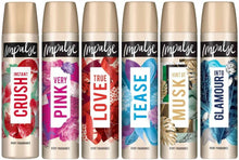 Impulse Variety Bundle Set Body Fragrance Spray 75ml (4 Pack - Random Pick)