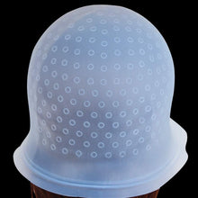 NATUCE Silicone Highlighting Cap, Highlighting Cap and Hook, Hair Dye Cap, Hair Frosting Cap, Highlighting Frosting Cap, Frosting and Tipping Cap (Pink)