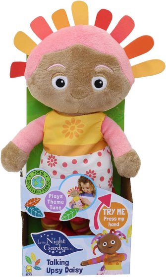 In the Night Garden Upsy Daisy Talking Teddy Bear, Cbeebies Cute & sensory toys. Comforting sounds. Kids Toys & Baby toys 0-6 months.