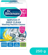 Dr. Beckmann Service-it Deep Clean Washing Machine Cleaner  Removes 99,99 % of bacteria and fungi and viruses  eliminates bad odours  250 g