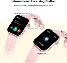 Blackview Smart Watch for Women - Answer/Make Calls & AI Voice, 1.85" Fitness Watch with Heart Rate SpO2 Sleep Monitor, 100+ Sports Modes Activity Tracker, Step Counter Smartwatch for iOS Android