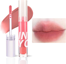 INTO YOU Lip Gloss Matte Red Liquid Velvet Lipstick, Lip Stain Relative Lightweight Natural Long Lasting Waterproof Non Sticky for a Daily Makeup Day Women,Fade Naturally Throughout the Day (W12)