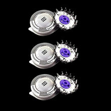 3 Pack Men's Electric Shaver Heads Blades for Philips HQ8 PT720 PT860 AT890 AT899 AT750, Replacement Shaving Heads Cutting Parts Rotary Blades for Men a Close Comfortable Shave.