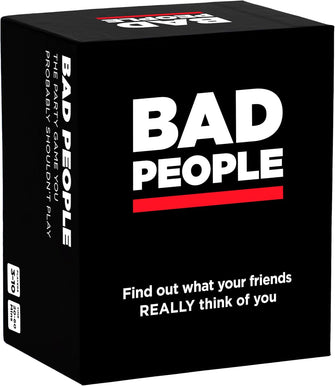 BAD PEOPLE Party Game - Find Out What Your Friends Really Think of You - Hilarious Adult Card Game for Fun Parties and Board Games Night with your Group