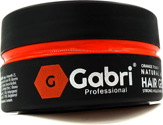 Gabri Professional Orange Touch Tropical Fruit Scented Natural Aqua Gel Hair Wax  Strong Hold/Shine/Long Stay 150ml