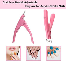 iZhuoKe Nail Clippers Tip Cutters for Acrylic False Fake Gel,Nail Clipper Professional,False Nails Clipper,Artificial Tips Edge Cutter Professional Nail Art Manicure Tool