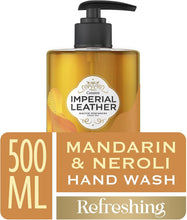 Imperial Leather Refreshing Hand Wash, Mandarin & Neroli, Antibacterial, Signature Oil Blend, Gentle Skin Care, Bulk Buy, Pack of 6 x 500ml