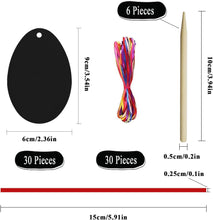 AUXHCYL 30Pcs Easter Scratch Art, Egg Decorations Papers,Easter Crafts for Kids, Easter Activity Arts Gifts for Kids Party Bag Fillers