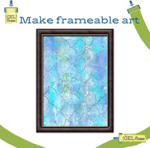 Gel Press Monoprinting Print Plate - A4 (21 X 29.7 cm) Gel Plate - Printmaking Supplies - Reusable Gel Printing Plate for Press Art for Card Making, Scrapbooking, Journaling, Arts & Crafts