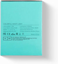 SOLIDEE Night Light,Rechargeable LED Table Lamp,Touch Bedside Lamps,Dimmable Warm White Night Light with RGB Colour Changing Smart Portable Desk Lamp for KidsBabyBedroomCampingNurseryOffice