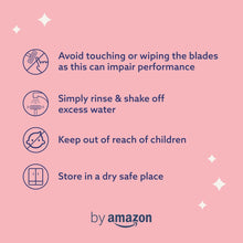 by Amazon Women's 5 Blade Razor + 3 Refills