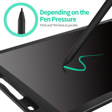 LCD Writing Tablet, 12 Inch Electronic Kids Drawing Board, Portable Graphics Pad with Lock Function, Reusable Message Memo Board for Home, School & Office