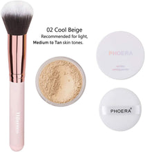 PHOERA Foundation, Full Coverage Foundation, PHOERA Primer, PHOERA Powder, PHOERA Makeup Set, Kabuki Makeup Brushes Foundation Brush Powder Brush,2 Pcs Makeup Sponge (2 PCS104 Buff Beige)