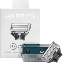 Harry's Truman Navy Razor + Blade Bundled with Harry's Razor Blade Refills - 4 Pack