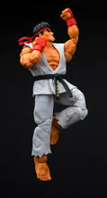 Jada - Street Fighter II Ryu, Articulated Figure 15 cm, with Interchangeable Hands and Head, Accessories and 20 Articulated Points (253252025), White