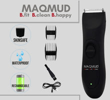 MAQMUD Manscaping Balls Trimmer For Mens 2.0 Body Hair Trimmer Men Pubic Hair Trimmer & Electric Groin Hair Trimmer With Accessories