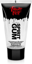 Mastix Spirit Gum Glue Adhesive 50ml Cosmetic Grade by Fright Fest - Fix prosthetic, gems, glitter great glitter tattoo glue, body glue, hair bonding glue, wig glue, make up glue (50ml)