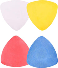 ILLUVA Tailors Sewing Chalk, Triangle Dressmaking Dressmakers Chalk Pencil for Marking Fabric, Pack of 4, 4 Colours