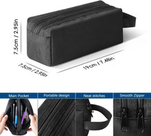 hoinya Pencil Case for Boys Large Pencil Case Office Stationery Makeup Bag Pouch Bag Pen Holder Portable School Supplies for School Office College Students Girl Boy Adult Teen