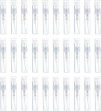 nuoshen 90Pcs Mini Spray Empty Bottles, Atomizer Plastic Bottle Portable Perfume Empty Sample Bottle for Liquid Makeup Tool (2ml)