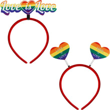 2 PCS LGBTQ Hair Clips, Pride Day Hairclip, Pride Accessories, Lgbtq Accessories Hair Clips Hair Band Rainbow for Gay Pride Party Supplies Pride Day