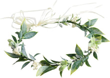 Merroyal Green Flower Crown Eucalyptus Crown Leaf Floral Crown Boho Wedding (Green)