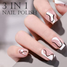 Gel Nail Polish Liner White Nail Gel Polish 10ml Nail Liner Painted Gel Polish Thin Brush For French Tip Manicure Nail Art Soak Off UV/LED for Painting Drawing Swirl Nails Home DIY Nail Salon (White)