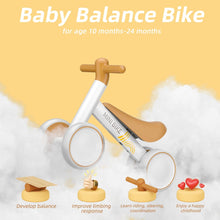 KORIMEFA Baby Balance Bike 1 Year Old Ride On Toys Baby First Bike 1st Birthday for Girls Boys Toddler Bike for 10-24 Months Baby Walker No Pedals