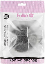 "Natural Charcoal Exfoliating Sponge"