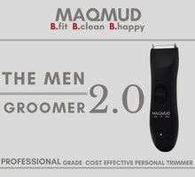 MAQMUD Manscaping Balls Trimmer For Mens 2.0 Body Hair Trimmer Men Pubic Hair Trimmer & Electric Groin Hair Trimmer With Accessories