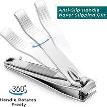 Maxylon care Nail Clippers Stainless Steel Nail Cutter for Thick Nails Professional Heavy Duty Toenail Clippers for Men Women