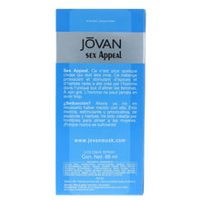 Jovan 35017009425 Sex Appeal by for Men - 3 Ounce Cologne Spray