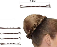 Hair Pins,120 Pieces Hair Grips for Women Hair Styling Pins with Storage Box,Bobby Pins,5cm/2in (Brown)