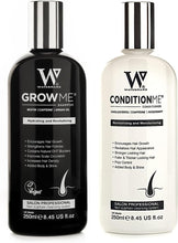 Hair Growth Shampoo & Conditioner by Watermans UK Biotin, Argan Oil, Allantoin, Rosemary, Niacinamide, Lupin. Male & Female Hair Loss Products