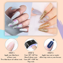 Lavender Violets Gel Nail Polish Set UV LED Varnish Soak Off Base,Glossy n Matte Top Coat 21 Pcs Nude Grey Halloween Orange Yellow Fall Season Valentine's Day Autumn Manicure F987