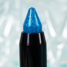 Iridescent Glitter Paint Stick / Body Crayon makeup for the Face & Body by Moon Glitter - 3.5g - Blue