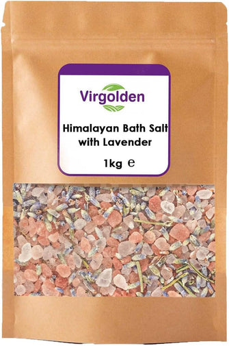 Himalayan Bath Salt with Lavender 1kg by Virgolden