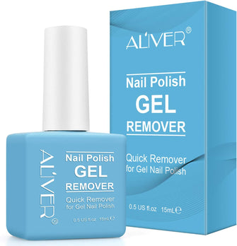 IWUEHB Gel Nail Polish Remover - Professional Easily & Quickly Remove Gel Nail Polish Soak-Off Gel Polish - Peel Off In 3-6 Minutes - 15ml, BLUE, 60 g (Pack of 1)