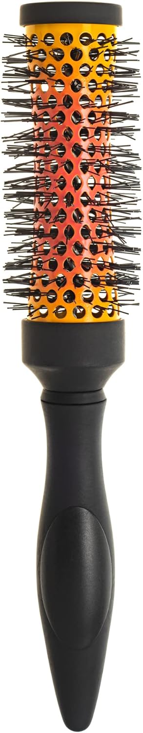 Head Jog 34mm Heat Radial Brush. Hair Curling Brush for Blow-Drying, Straightening & Curling. Thermal Ceramic Barrel Brush Volume & Curl. Hairdressing Round Brushes For Wavy & Straight Hair. (34mm)