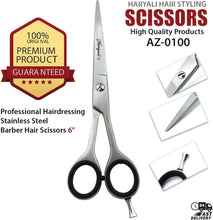 Haryali London Hairdresser 6.0" Professional Hairdressing Barber Scissors Men's Grooming Hair Cutting Salon Shears for Men and Women