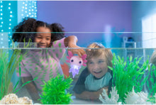 Animagic: Lets Glo Axolotl - Pink  Your Glowing, Floating, Squishy Best Friend  Drop In Water To Watch Them Glow!  Interactive Electronic Pet  For Kids Ages 4+