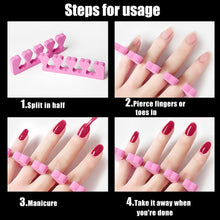 20 Pcs Sponge Toe Separators, Toe Dividers Spacer Finger Separators for Men Women Nail Art Pedicure Manicure Polishing Coating Gel Painting Beauty Accessories